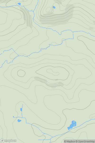 Thumbnail image for Langley Hill [South Central England] showing contour plot for surrounding peak